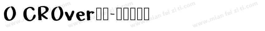 O CROver字体字体转换